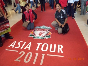Me and My Sister,LFC Asia Tour 2011, KL (dokumentasi pribadi)
